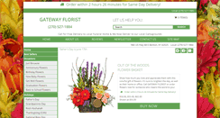 Desktop Screenshot of gatewayfloristky.com